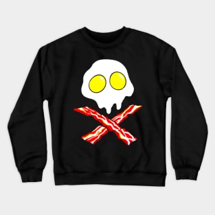 Skull bacon eggs Crewneck Sweatshirt